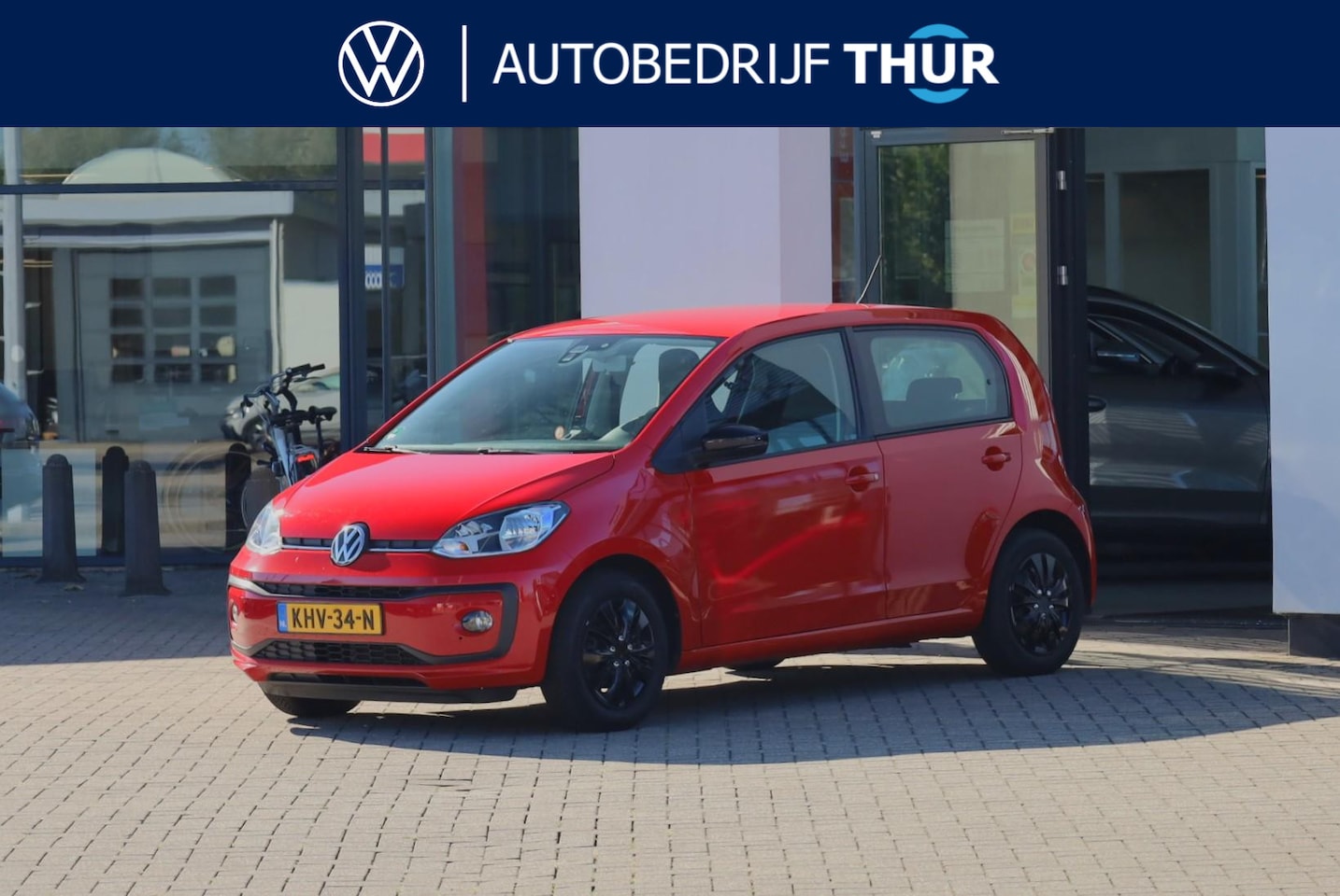 Volkswagen Up! - 1.0 EcoFuel move up! cruise control pdc multifunctioneel lederen stuurwiel airco - AutoWereld.nl