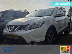 Nissan Qashqai - 1.2 115pk Tekna ECC/360 camera panodak/navi/cruise/19 inch lm velgen