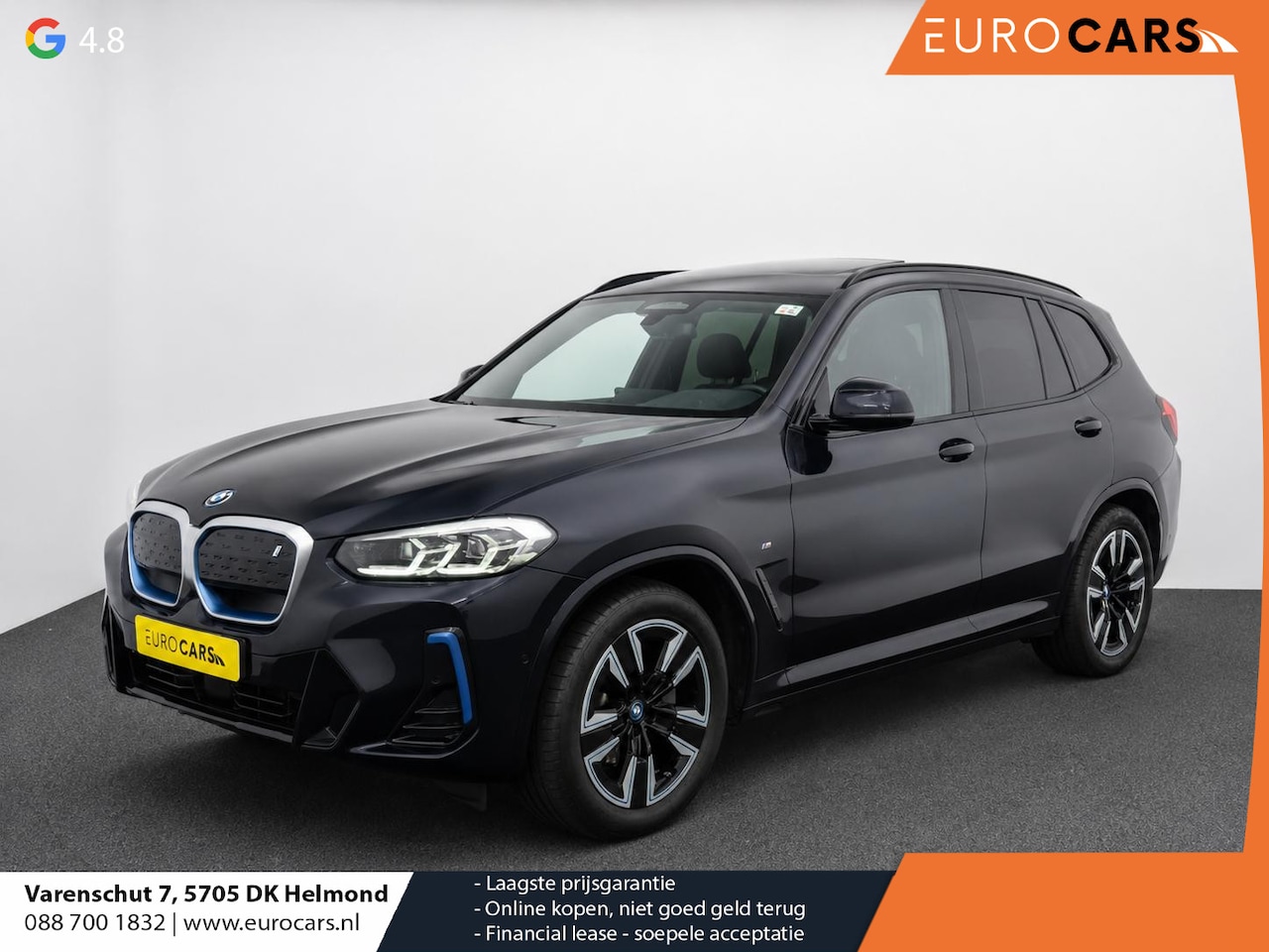 BMW iX3 - High Executive M Sport 80 kWh Panoramadak Driving Adaptive Cryuise Control Leder Assistant - AutoWereld.nl