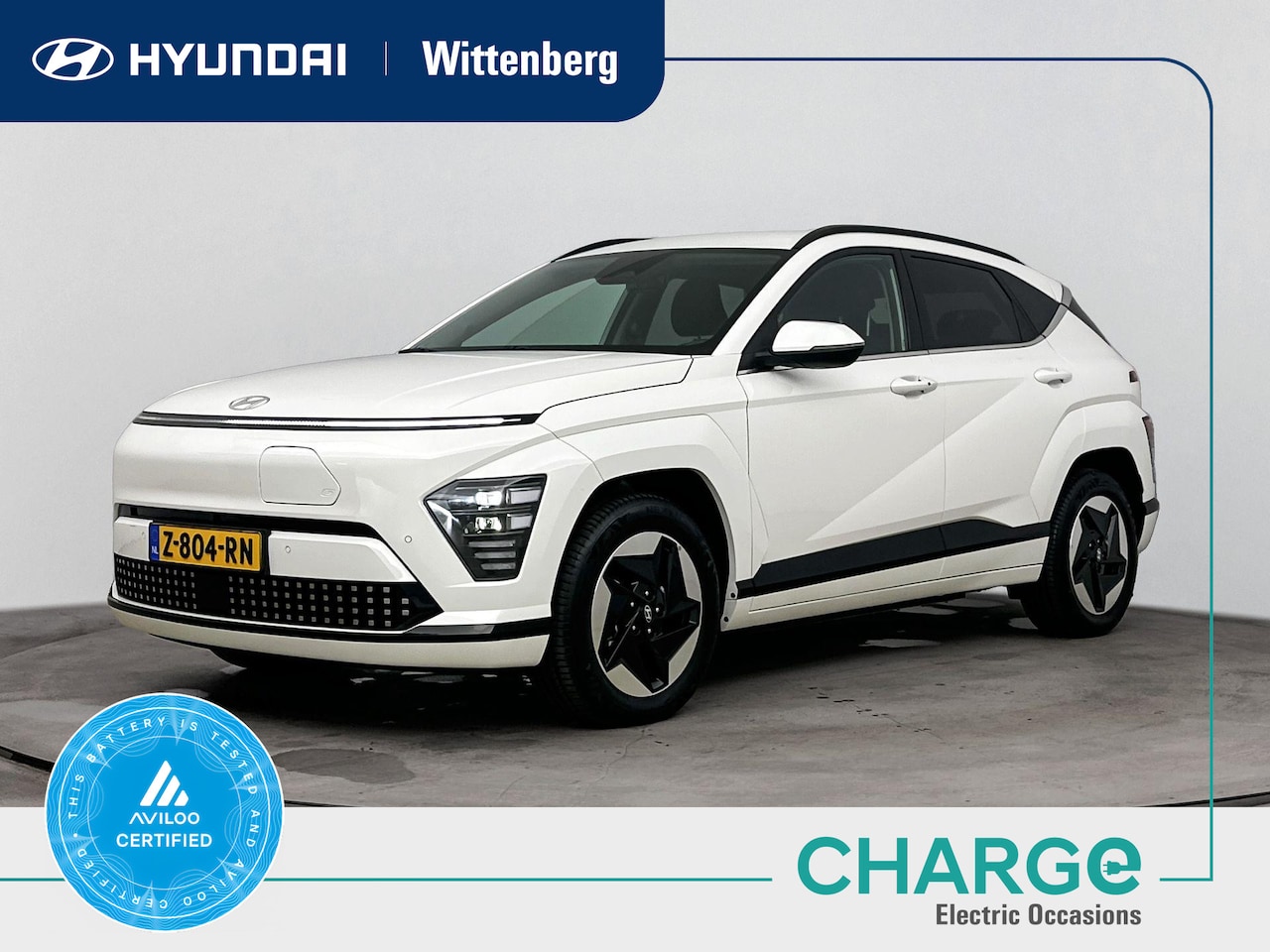 Hyundai Kona Electric - Comfort Smart 65.4 kWh | Unieke km-stand! | SoH 98,8% | WLTP 514km | Dodehoek | Stoel + st - AutoWereld.nl