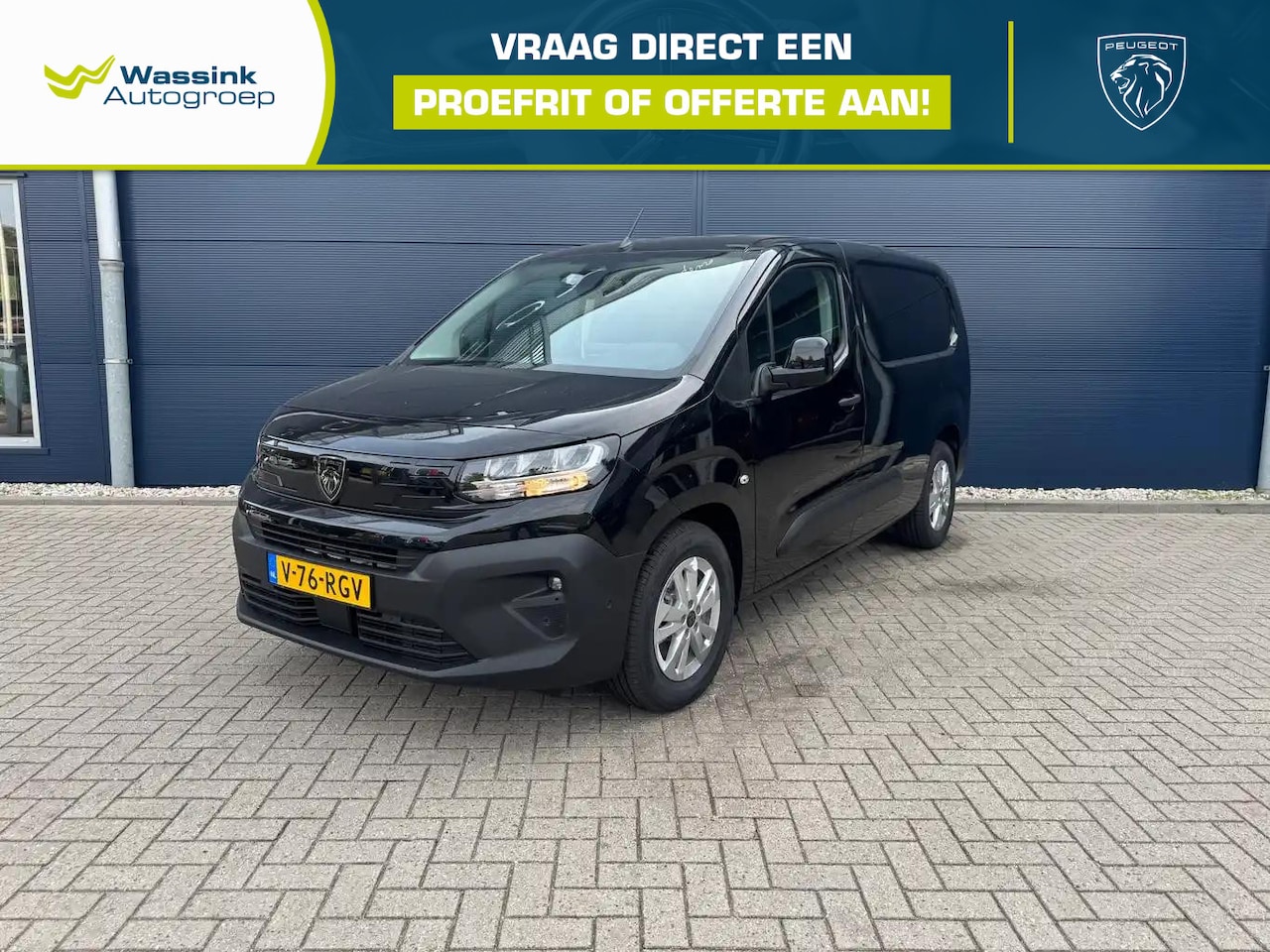 Peugeot e-Partner - 136 L2 50 kWh | Lichtmetalen velgen | Draadloze lader | Warmtepomp | Houten vloer | - AutoWereld.nl
