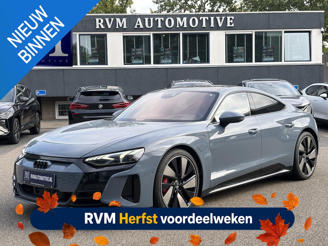 Audi e-tron GT - GT 93 kWh VAN: 56.900,- VOOR: 53.877,- UW HERSTVOORDEEL: 3.023,- EURO | CARBON PAKKET | ST - AutoWereld.nl