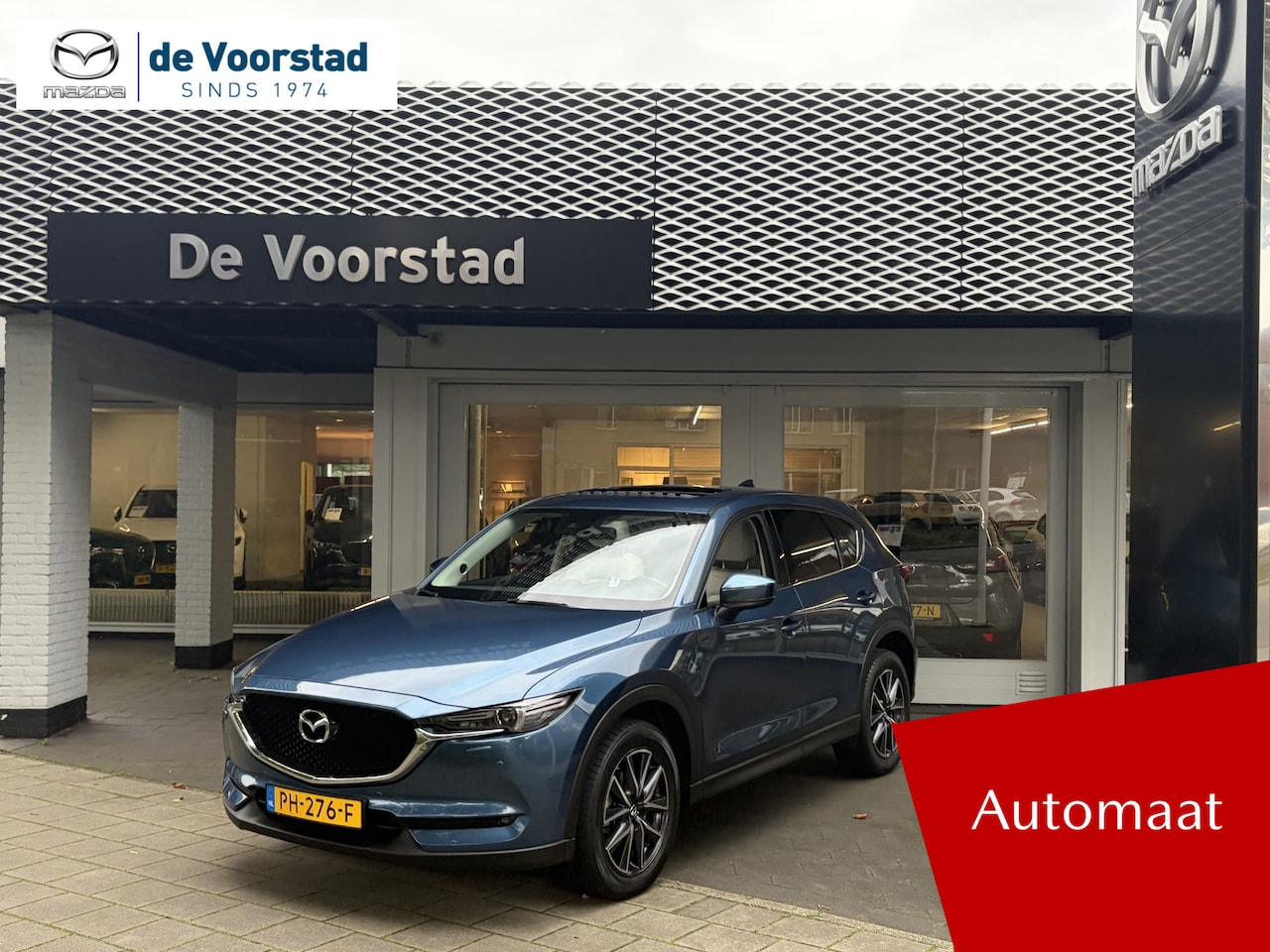 Mazda CX-5 - 2.0 SkyActiv-G 160 GT-M 4WD Automaat | open Dak | Leder | 1e eigenaar | Ned. auto | dealer - AutoWereld.nl