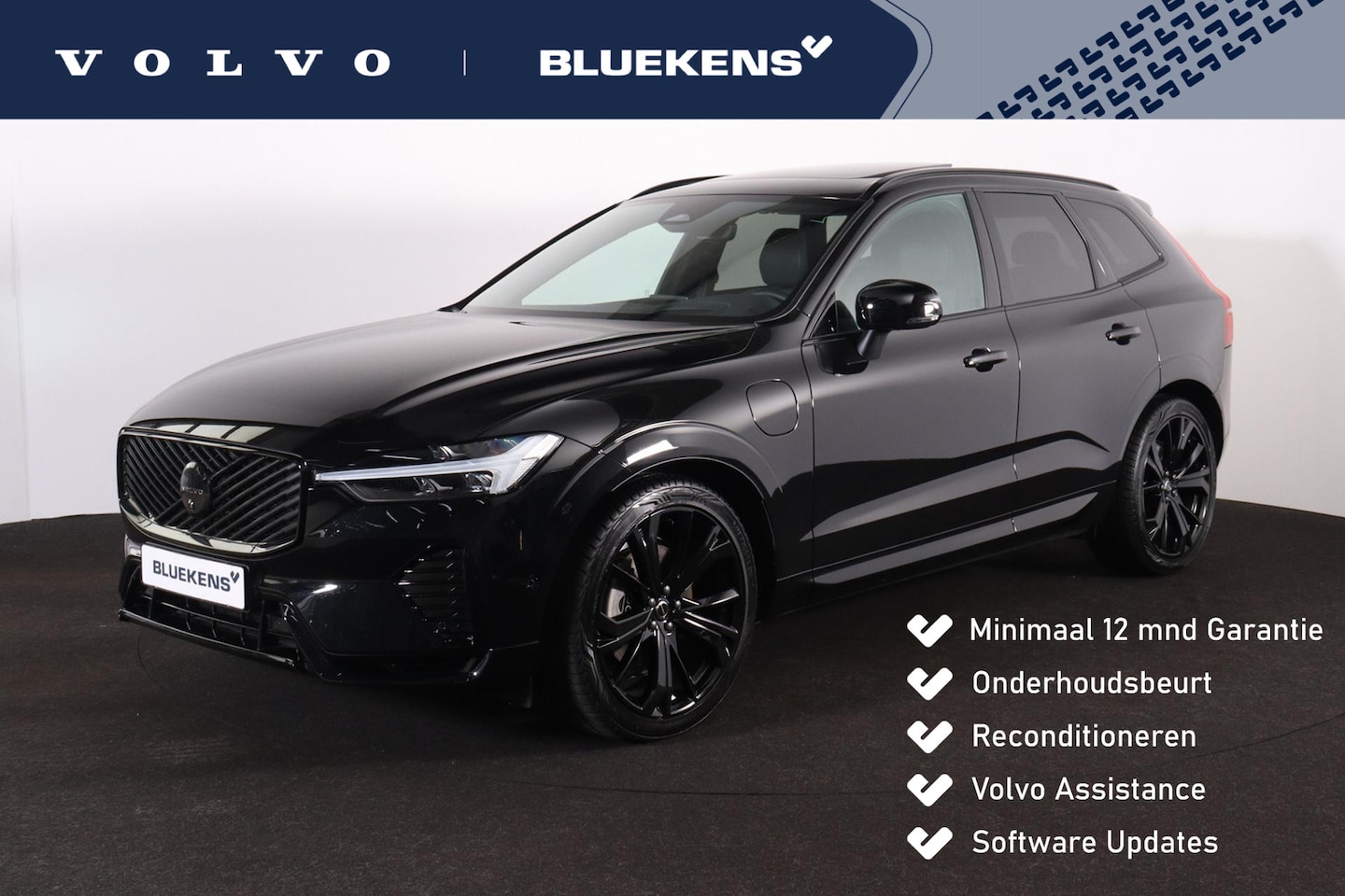 Volvo XC60 - T6 Recharge AWD Ultra Black Edition - Luchtvering - Panorama/schuifdak - IntelliSafe Assis - AutoWereld.nl