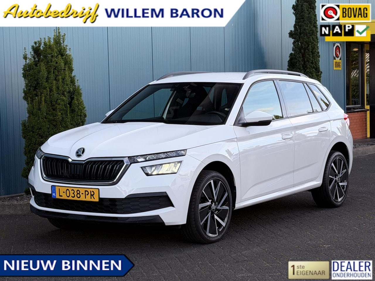 Skoda Kamiq - 1.0 TSI Sport Business NAV.VIA.APP | CRUISE | DAB | LED | PDC | 18'LMV | 1'EIG | NAP - AutoWereld.nl