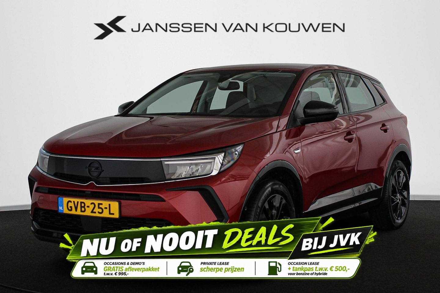 Opel Grandland - 1.2 Turbo GS Stuur-Stoelverwarming AGR Camera Apple CarPlay - AutoWereld.nl