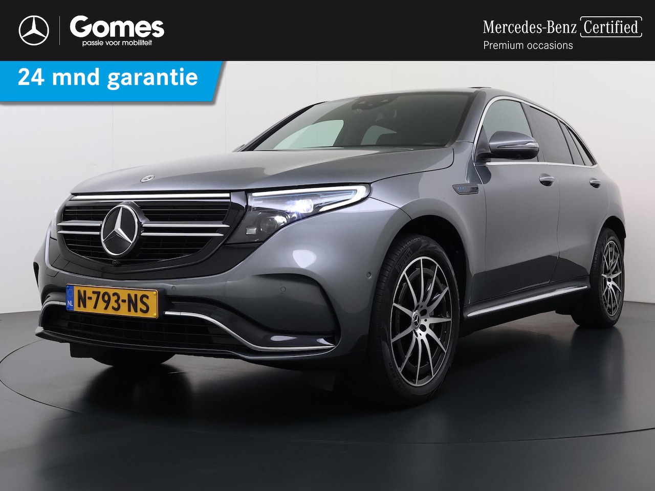 Mercedes-Benz EQC - 400 4MATIC Business Solution AMG 80 kWh | Trekhaak | Pano | HUD | Memory - AutoWereld.nl