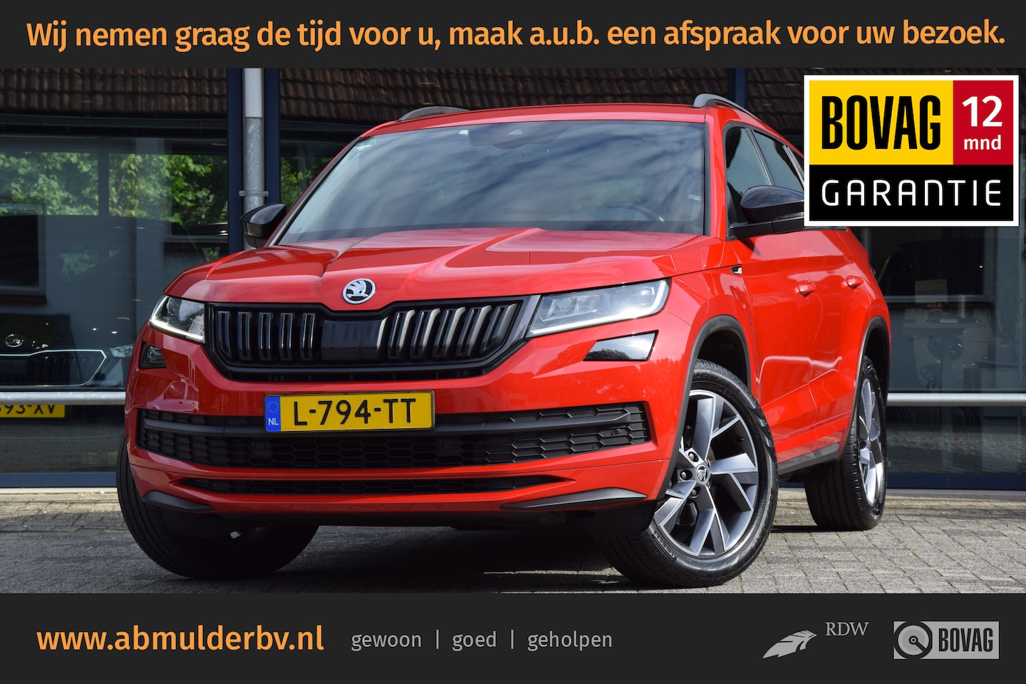 Skoda Kodiaq - 1.5 TSI 150PK Sportline Business 7p / 7 Persoons | BOVAG Garantie | Org. NL | Trekhaak weg - AutoWereld.nl