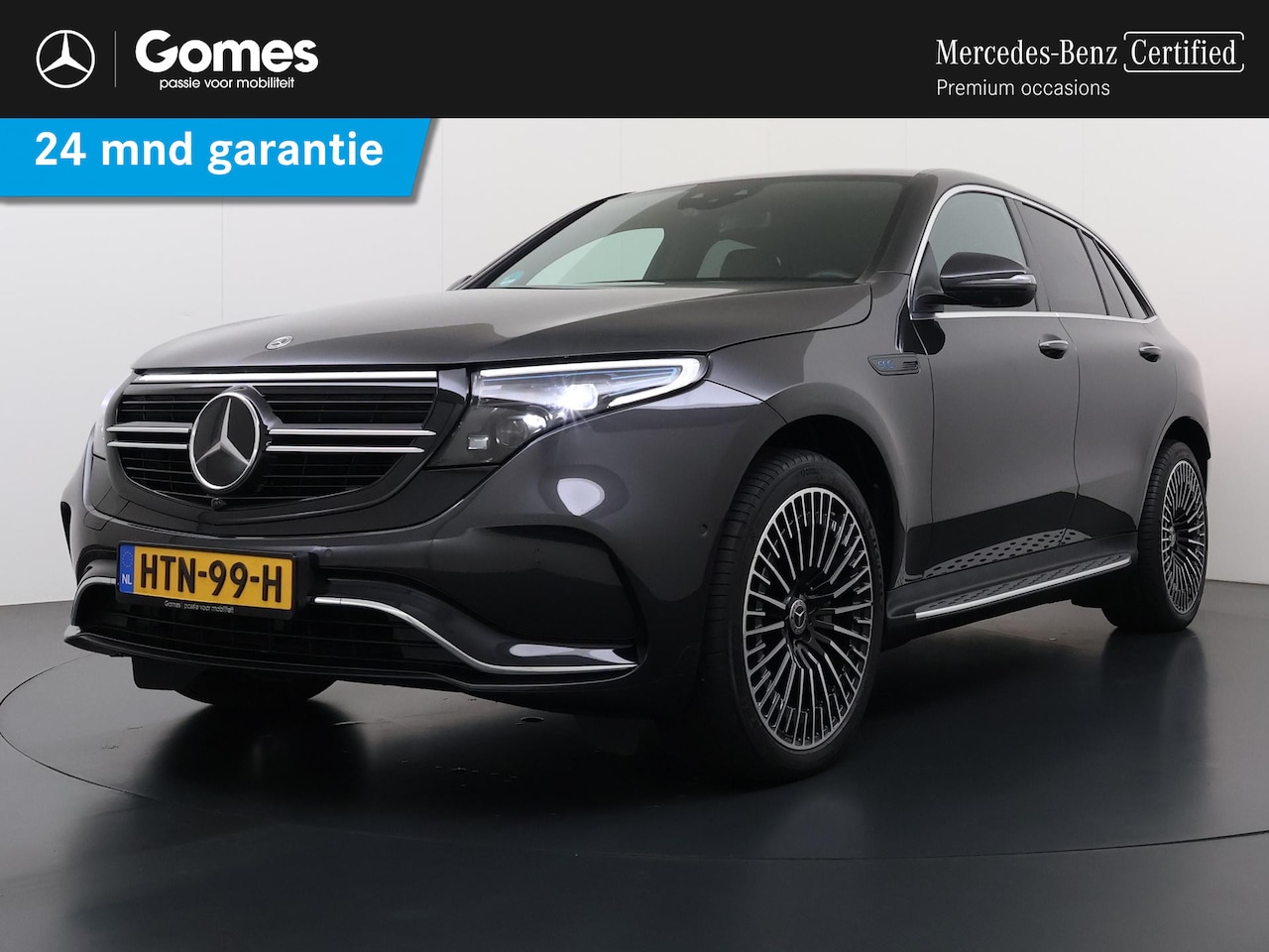 Mercedes-Benz EQC - 400 4MATIC Premium Plus 80 kWh | Rijassistentie Pakket | Stoelventilatie | HUD | Memory - AutoWereld.nl