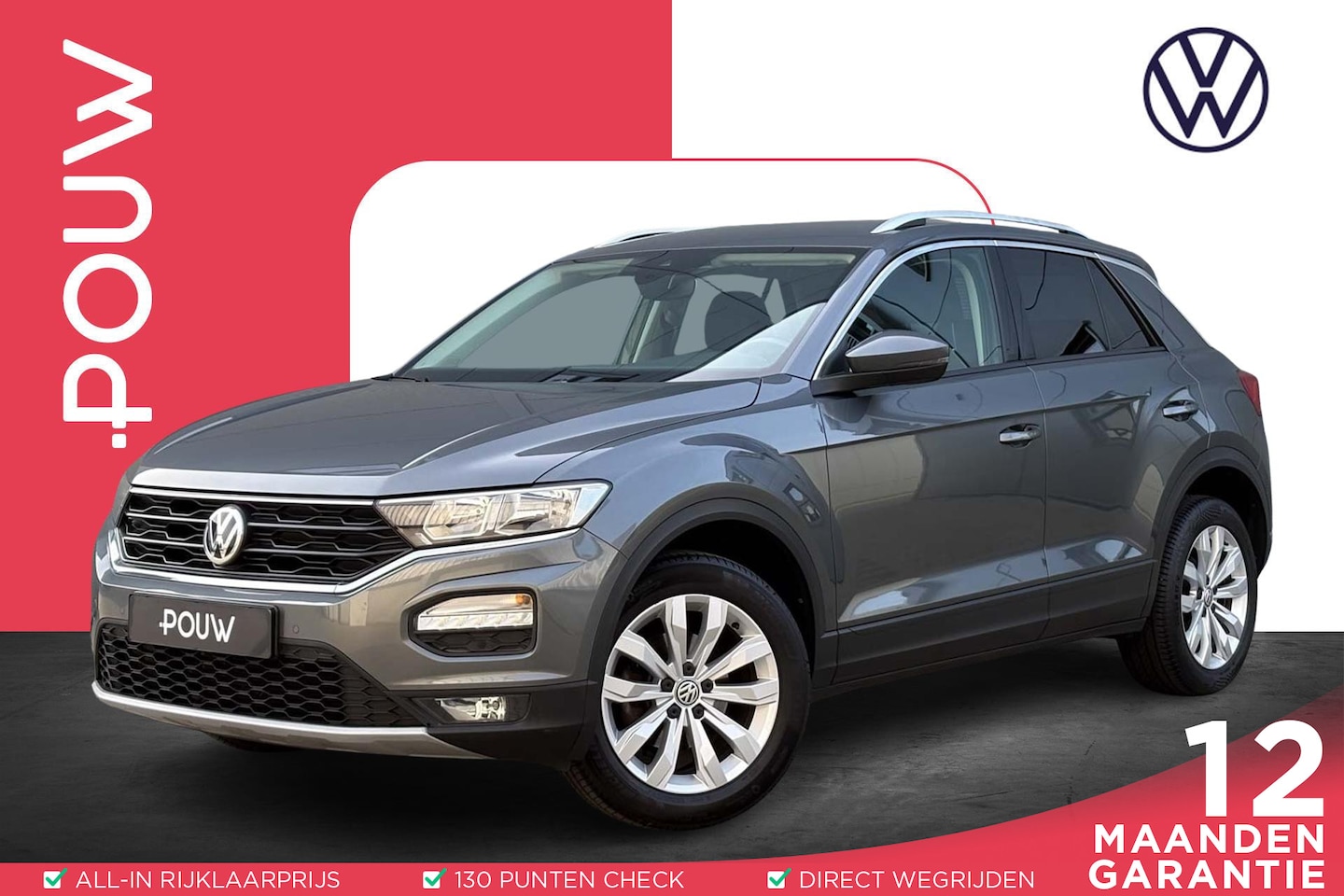 Volkswagen T-Roc - 1.0 TSI 115pk Style | Navigatie | App Connect | Adaptive Cruise - AutoWereld.nl