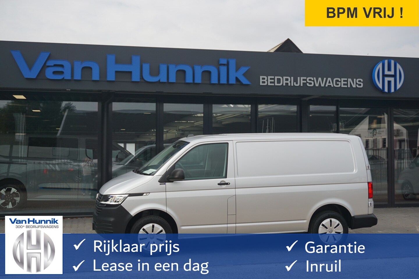 Volkswagen Transporter - T6.1 2.0TDI 150PK BPM VRIJ!! App Connect, Cruise, Airco, LED!! NR. 128 - AutoWereld.nl