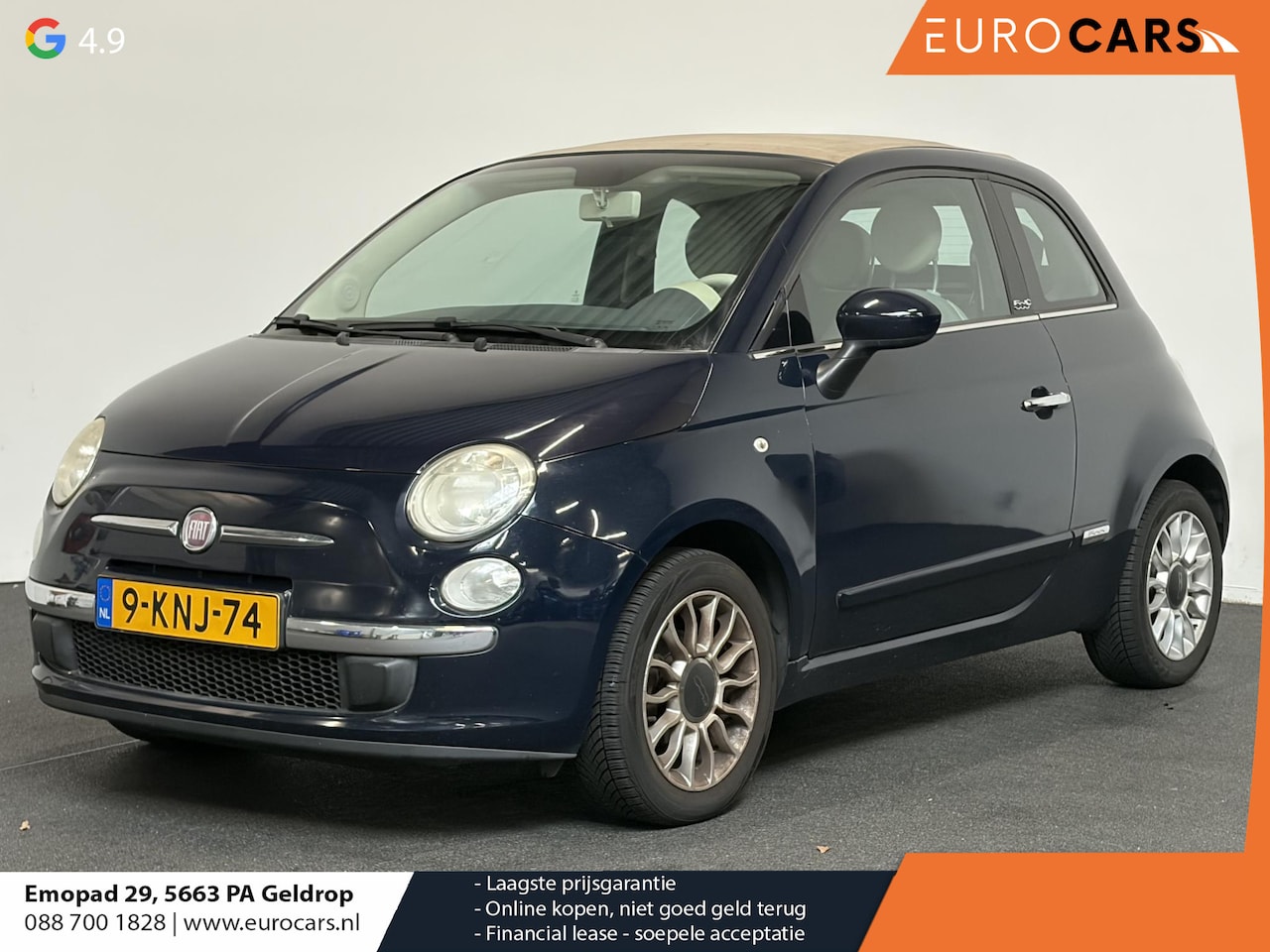 Fiat 500 C - 1.2 Pop Airco Elektrische ramen - AutoWereld.nl