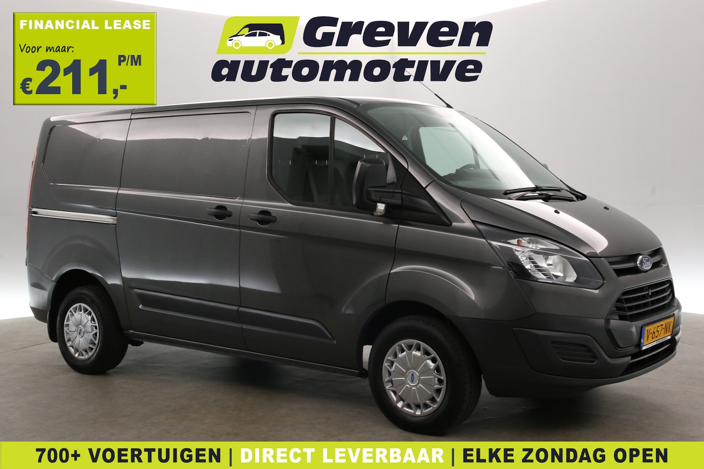 Ford Transit Custom - 2.0 TDCI L1H1 | Airco | 3 Zits | Trekhaak | Schuifdeur - AutoWereld.nl