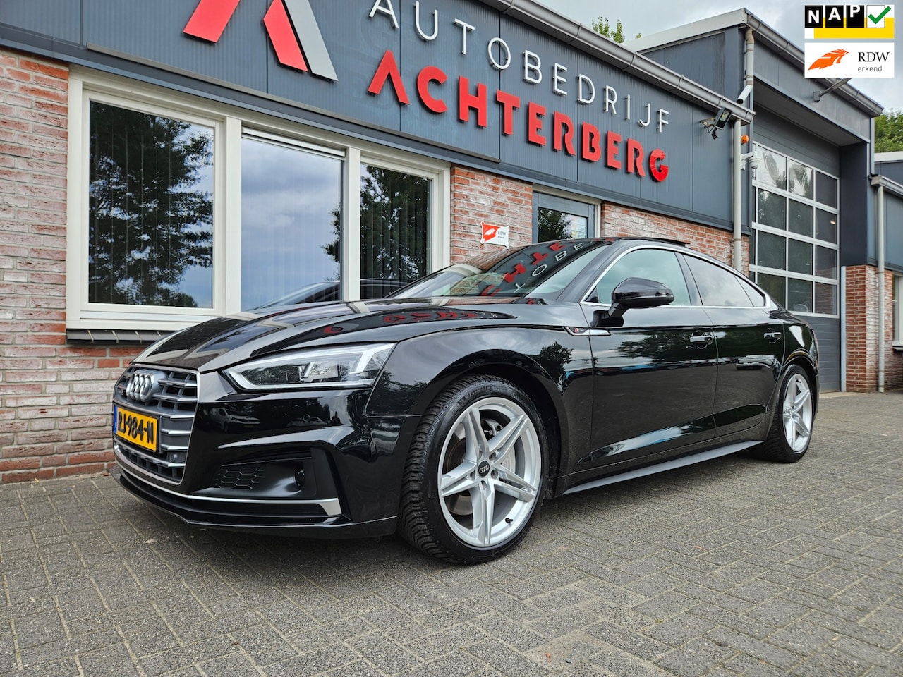Audi A5 Sportback - 2.0 TFSI MHEV quattro Sport S-line Edition Schuifdak! NAP! Leer! LED! Automaat! Mooie/Nett - AutoWereld.nl