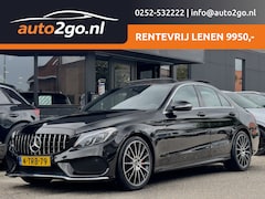 Mercedes-Benz C-klasse - 200 2.0 AUT7 AMG-LINE PANODAK SPORTLEDER NAVI AIRCO LED LMV PDC