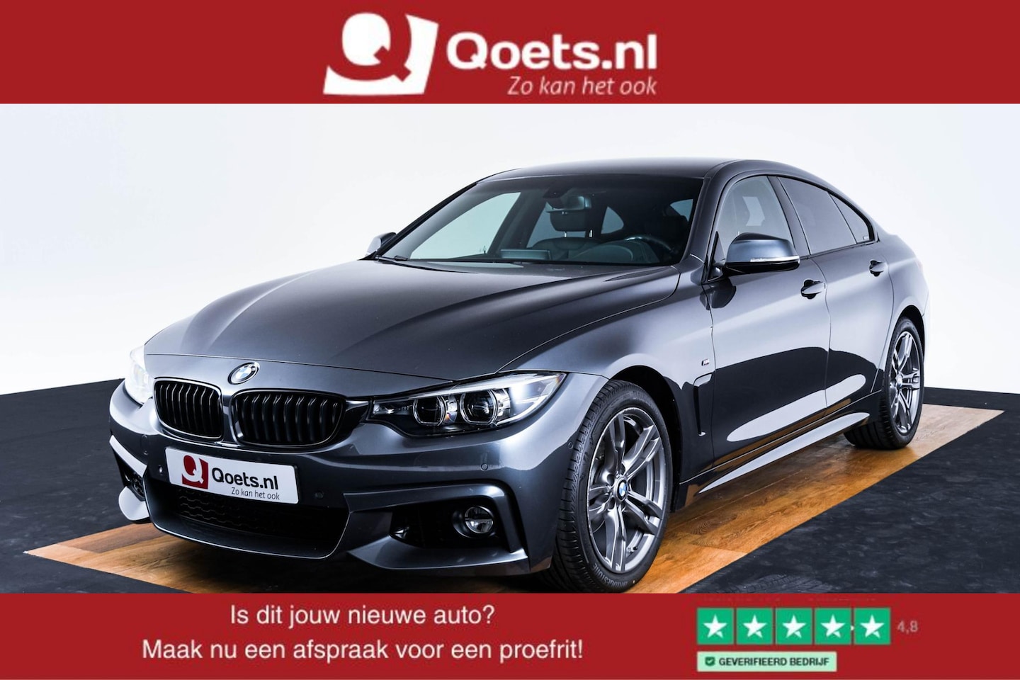 BMW 4-serie Gran Coupé - 418i M Sport Achteruitrijcamera - Cruise control - Sportstoelen - Elektrisch verwarmde voo - AutoWereld.nl