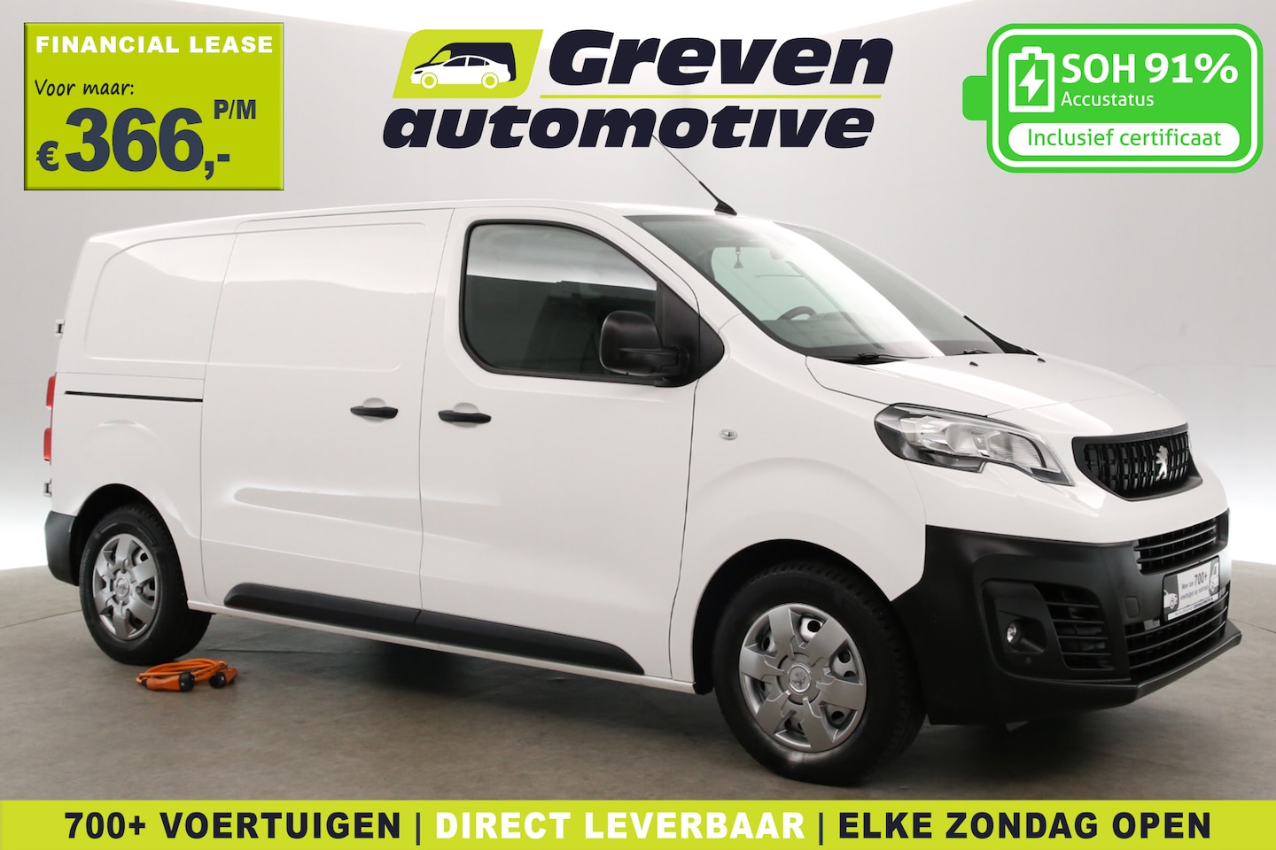 Peugeot e-Expert - 75 kWh L2H1 | Snelladen | SOH 91% | Airco | Camera | Cruise | Carplay | 3 Zits | Trekhaak - AutoWereld.nl