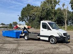 Mercedes-Benz Sprinter - 514 CDI 366 Haakarm Container Airco Cruise controle Nido aansluiting Stuurwielbediening We