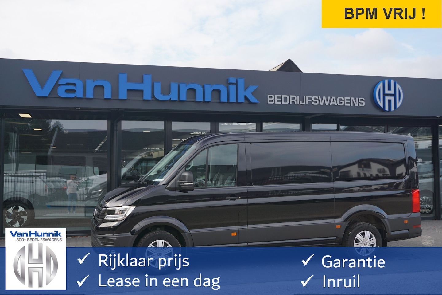 Volkswagen Crafter - 35 177PK L3H2 AUT Facelift BPM VRIJ!! 13" Navi, Cam, Gev. Stoel, Alarm, LED!! NR. 344 - AutoWereld.nl
