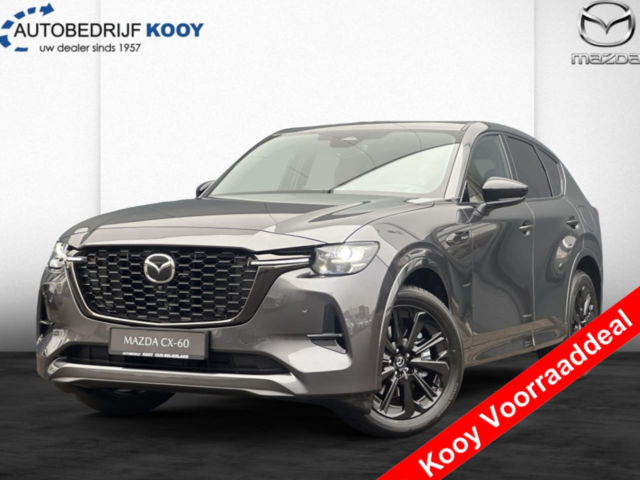 Mazda CX-60 - 2.5 PHEV Homura Plus / Tan Nappa Lederen Bekleding - AutoWereld.nl