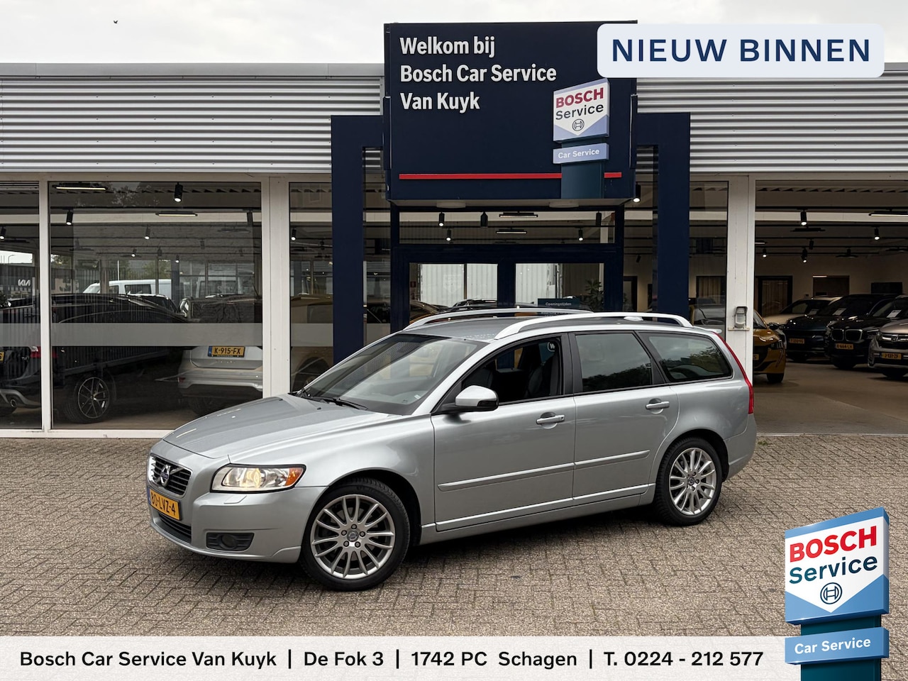 Volvo V50 - 2.4i Edition II / Automaat / NL-Auto / Dealer-Onderhouden / Vol-Leder / 2e-Eigenaar / Elek - AutoWereld.nl