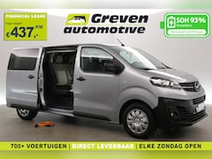 Opel Vivaro-e - 75 kWh L2H1 | Snelladen | SOH 93% | DC | 6 Zits | Airco | Cruise | Carplay | 3 Zits | Park