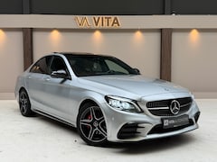Mercedes-Benz C-klasse - 180 Business Solution AMG Pano|Burmester|360Camera|Memory|Sfeerverlichting