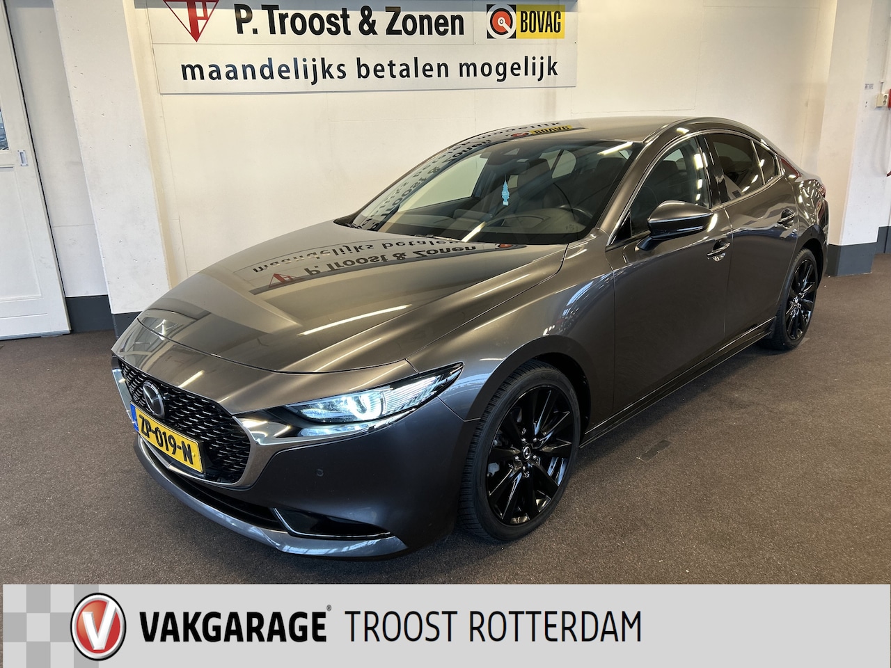 Mazda 3 - 2.0 e-SkyActiv-G M Hybrid 122 Luxury | Adaptieve cruise control | Stoel+Stuurverwarming | - AutoWereld.nl