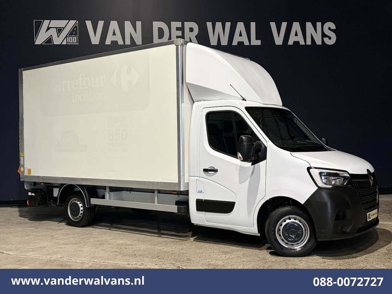 Renault Master - 2.3 dCi 146pk Bakwagen 225cm Hoog Laadklep Euro6 Airco | Navigatie | LED | Cruisecontrol B - AutoWereld.nl