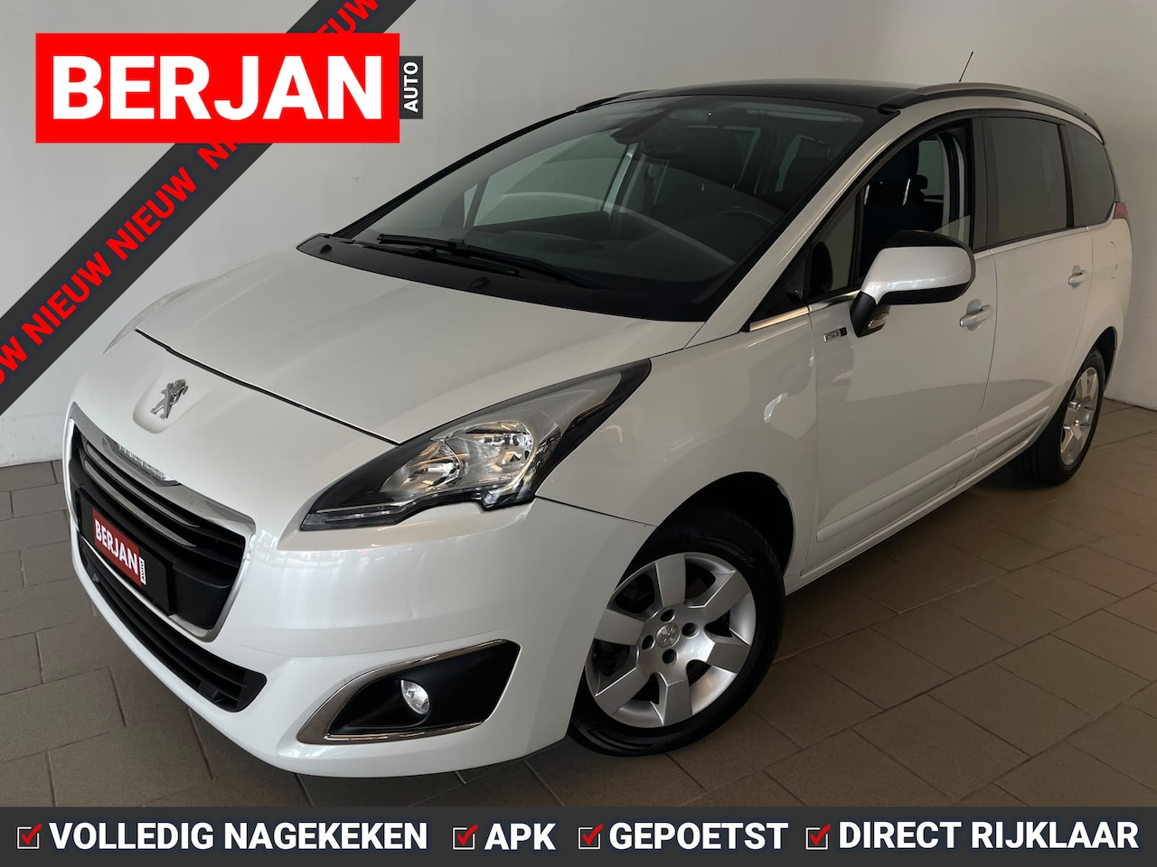 Peugeot 5008 - 1.2 PureTech Style 7p. AIRCO NAVI ELEK RAMEN CENT VERG VELGEN 7 PERS UITVOERING PRIVACYGLA - AutoWereld.nl