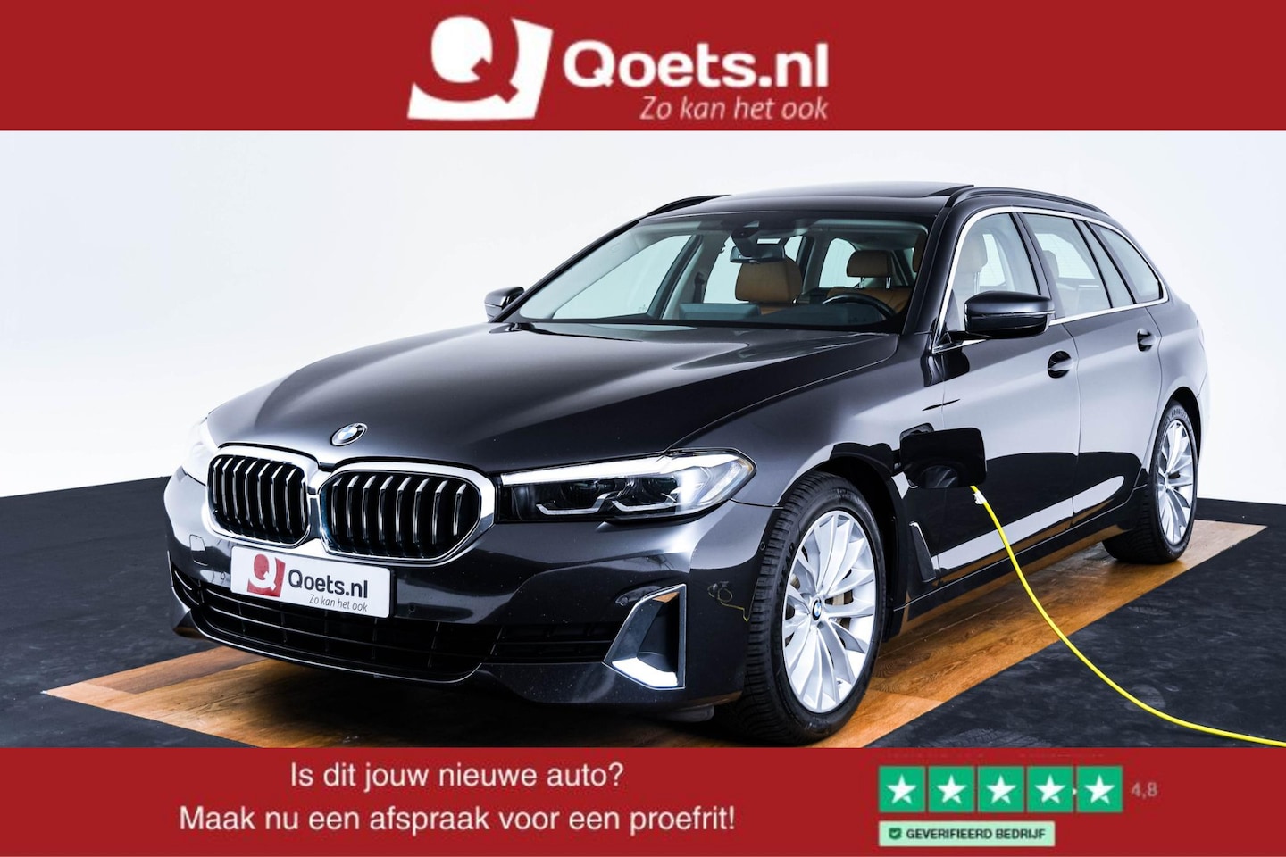 BMW 5-serie Touring - 530e High Executive Luxury Line - Panoramadak - Comforstoelen - Ambiance verlichting - Par - AutoWereld.nl