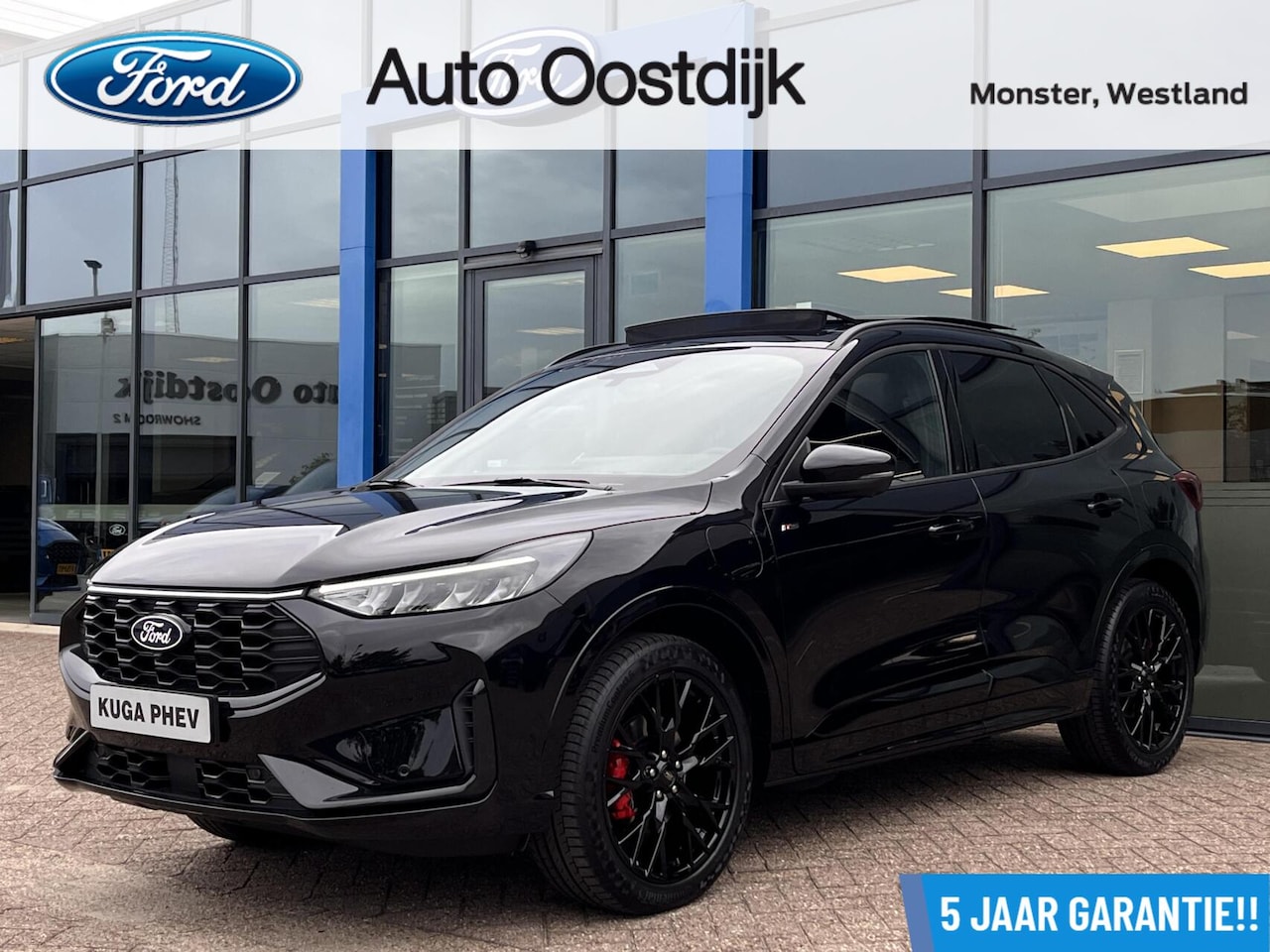 Ford Kuga - 2.5 PHEV ST-Line X 243PK Black Pack €9.500,- Voorraadvoordeel! Elek. Trekhaak Panodak AGR - AutoWereld.nl
