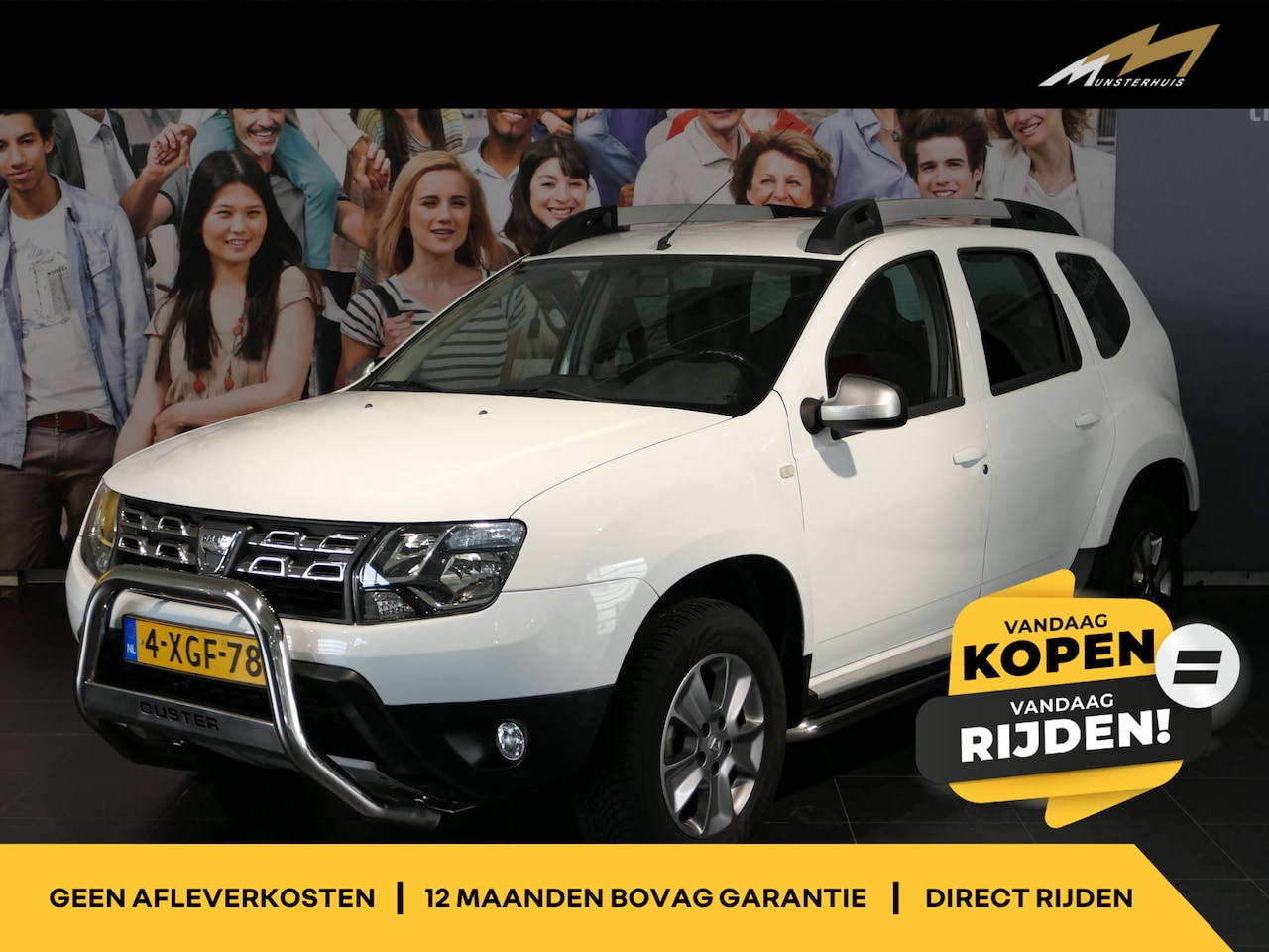 Dacia Duster - 1.2 TCe 4x2 Prestige Trekhaak, All season, Bullbar, Sidebars, Sensoren, Cruise, Airco - AutoWereld.nl