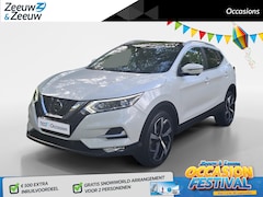 Nissan Qashqai - 1.3 DIG-T Tekna | TREKHAAK | STOELVERWARMING | PANO DAK | CLIMATE | ALL SEASON BANDEN |
