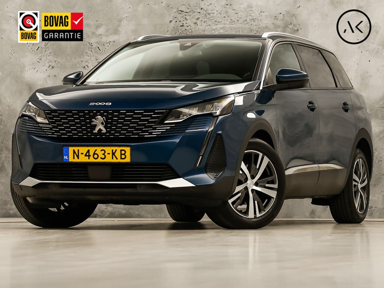 Peugeot 5008 - 1.2 PureTech Allure 7 Persoons Automaat (APPLE CARPLAY, GROOT NAVI, 360 CAMERA, LEDER, SPO - AutoWereld.nl