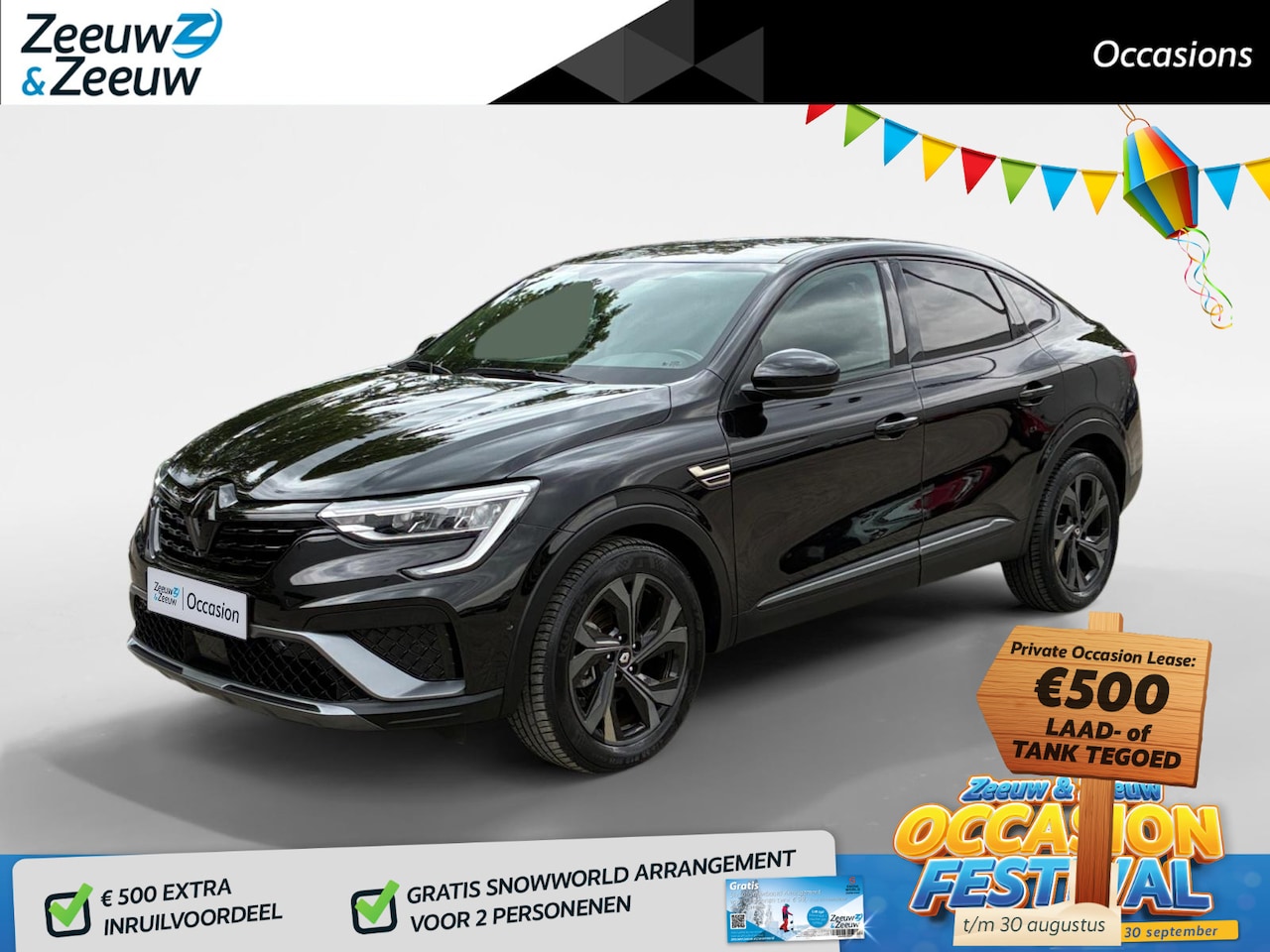 Renault Arkana - 1.6 E-Tech Hybrid 145 R.S. Line | Carplay | Camera | Adaptive Cruise Control | Climate Con - AutoWereld.nl