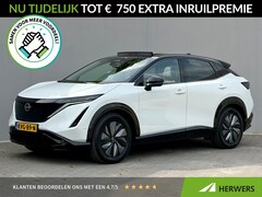 Nissan Ariya - e-4ORCE Evolve 91 kWh 4WD / 306 PK / Leder / 1.500 kg Trekgewicht / Warmtepomp / 10 jaar M