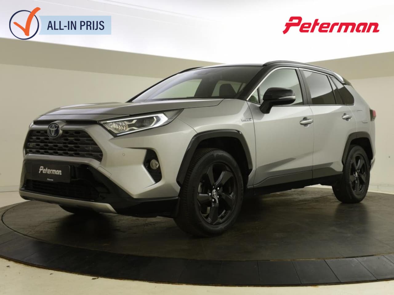 Toyota RAV4 - 2.5 Hybrid AWD Style Bi-tone | Halfleer | PDC | Elektr. a. klep - AutoWereld.nl