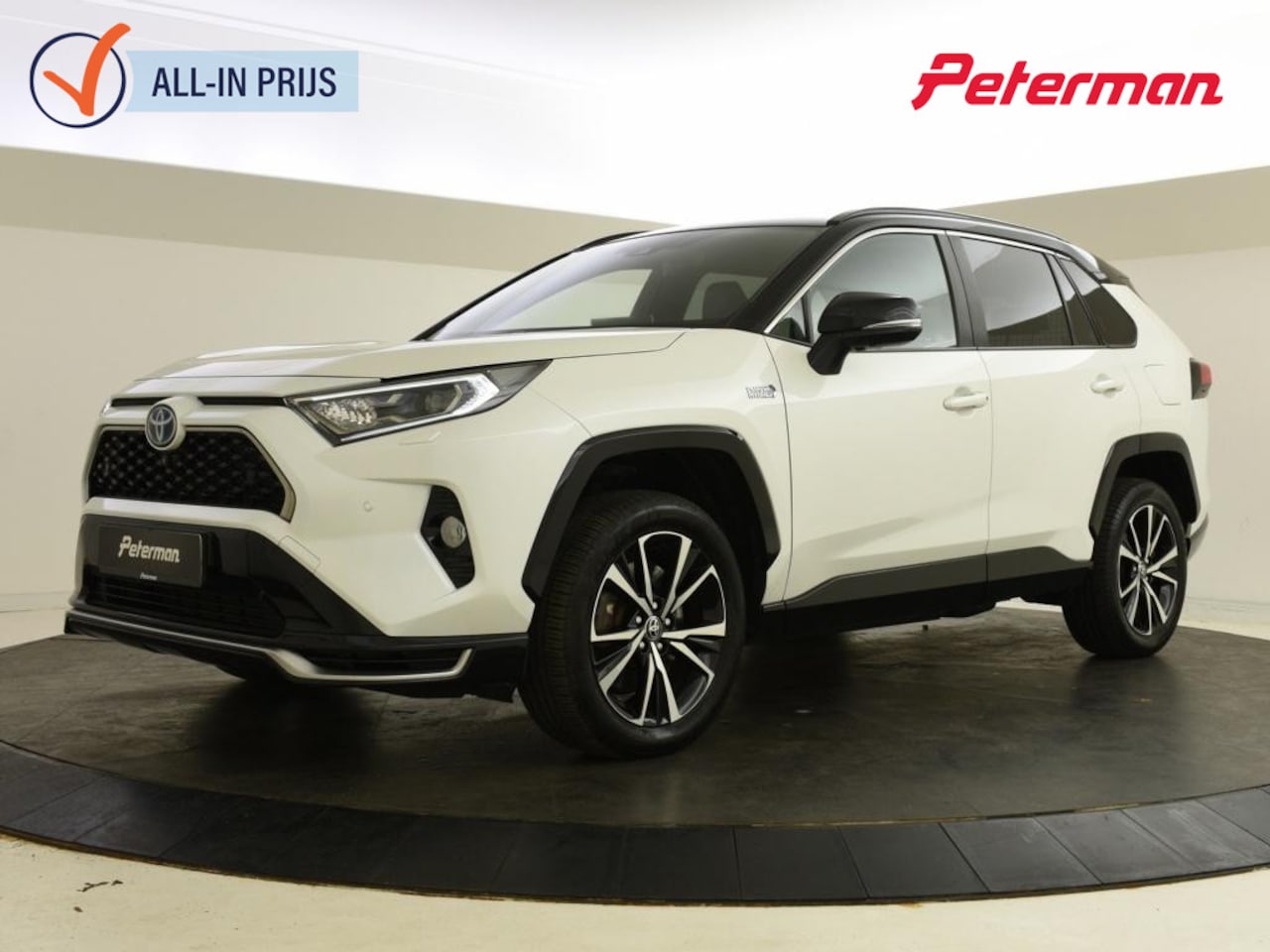 Toyota RAV4 - 2.5 Plug In Hybrid AWD Bi-Tone+ | 360 camera | Vol leer | JBL - AutoWereld.nl