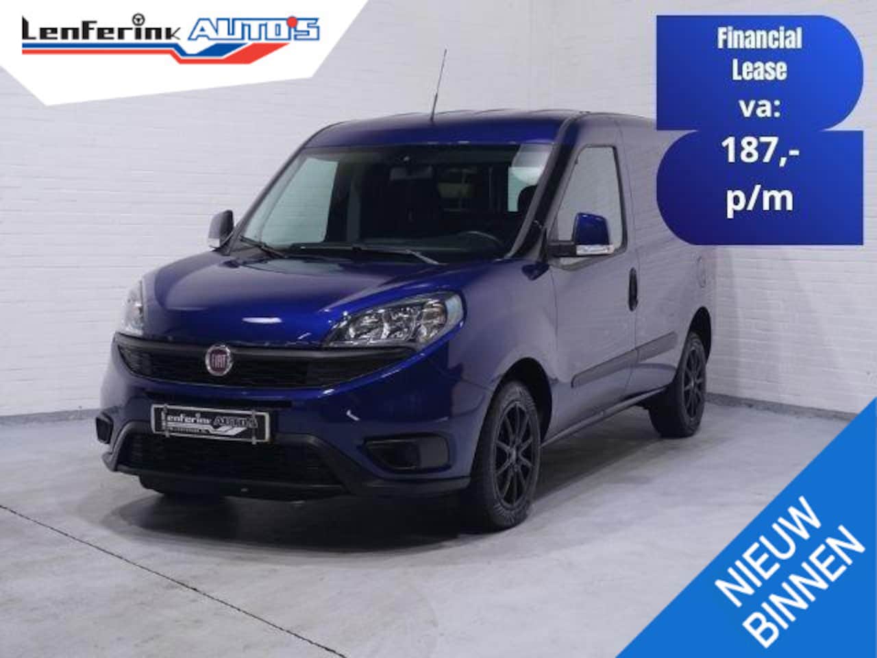 Fiat Doblò Cargo - 1.3 MJ 95 pk L1H1 SX Airco, Navi, 17" LMV Cruise Control, Elek. Pakket, NAP, PDC achter, 1 - AutoWereld.nl