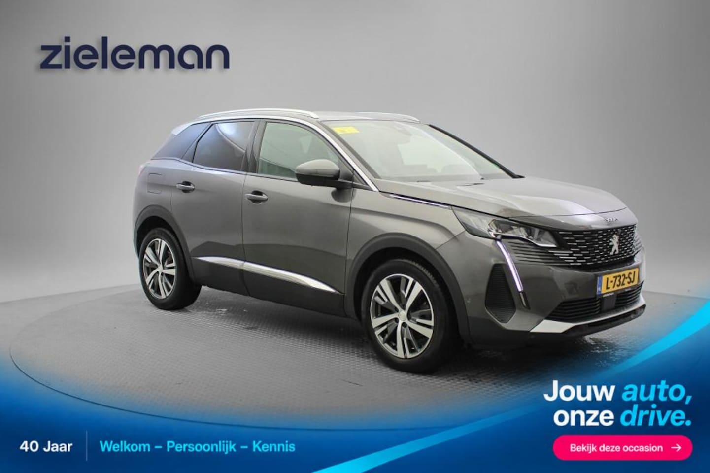 Peugeot 3008 - 1.2 PureTech Allure - Digitaal Cockpit, Carplay, Camera, Half Leer - AutoWereld.nl