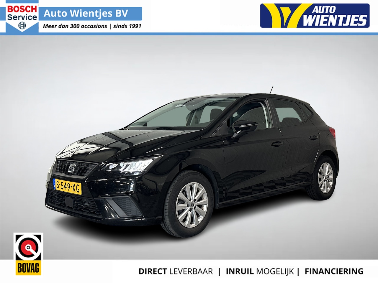 SEAT Ibiza - 1.0 EcoTSI | Style Connect 5-Drs | Airco-Ecc | Virtual | Carplay - AutoWereld.nl