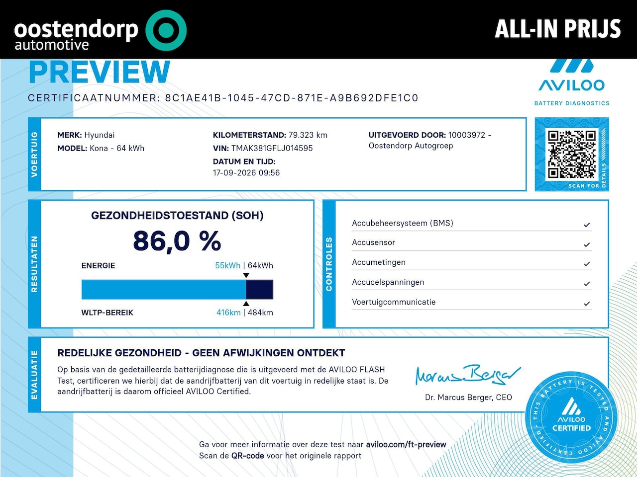 Hyundai Kona Electric - EV Fashion 64 kWh | All-in prijs | Automaat | Schuifdak | apple/android auto - AutoWereld.nl