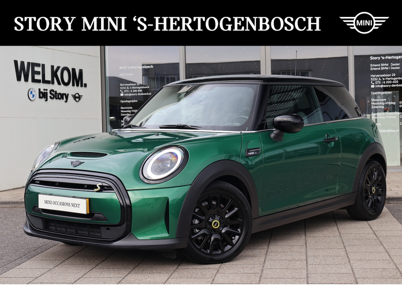 MINI Electric - Classic Camden / Sportstoelen / Stoelverwarming / LED / 16" LM Victory Spoke zwart - AutoWereld.nl
