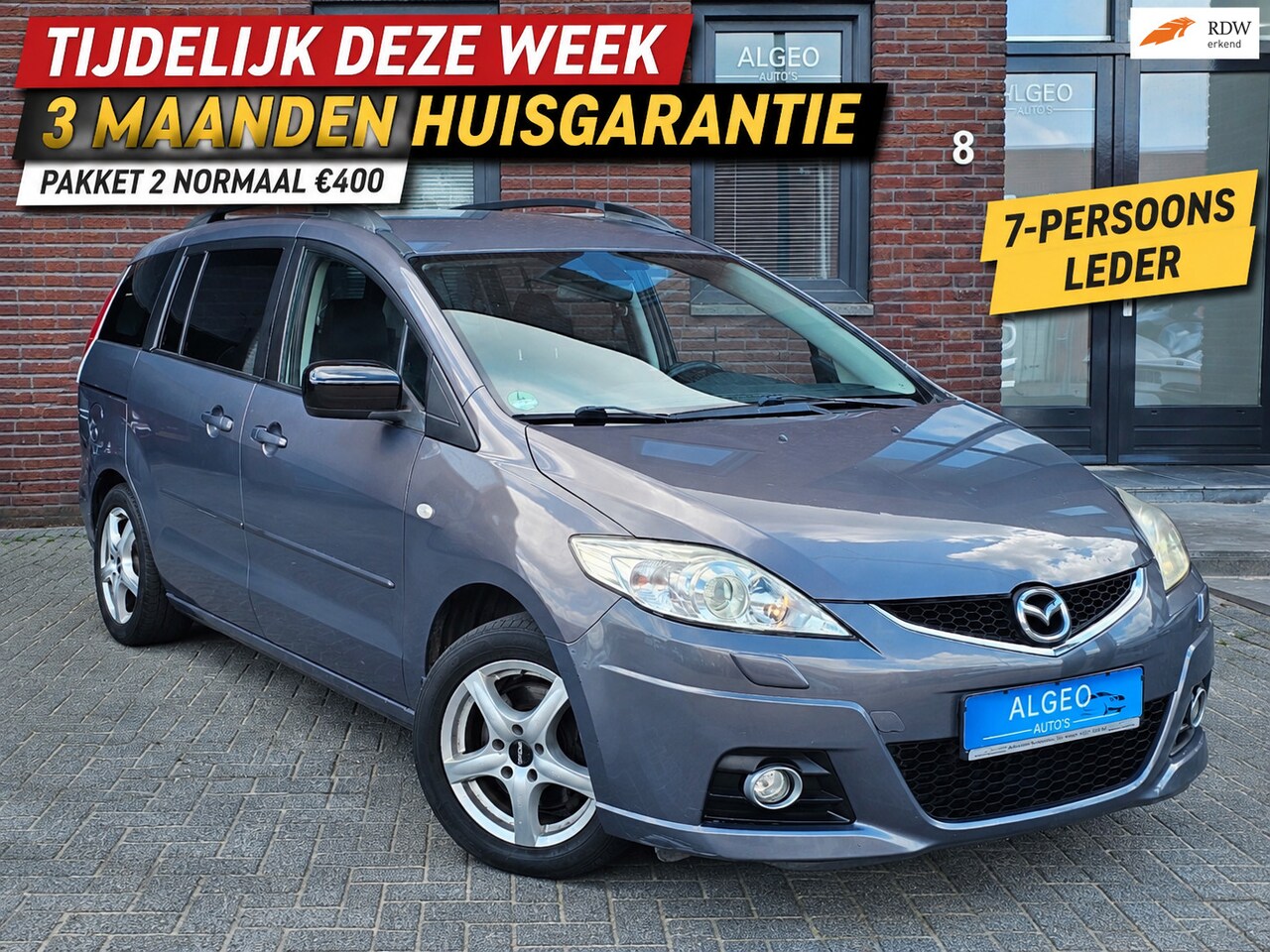 Mazda 5 - 2.0 Business / 7p / Leder / Betrouwbare 2.0 / 146pk - AutoWereld.nl