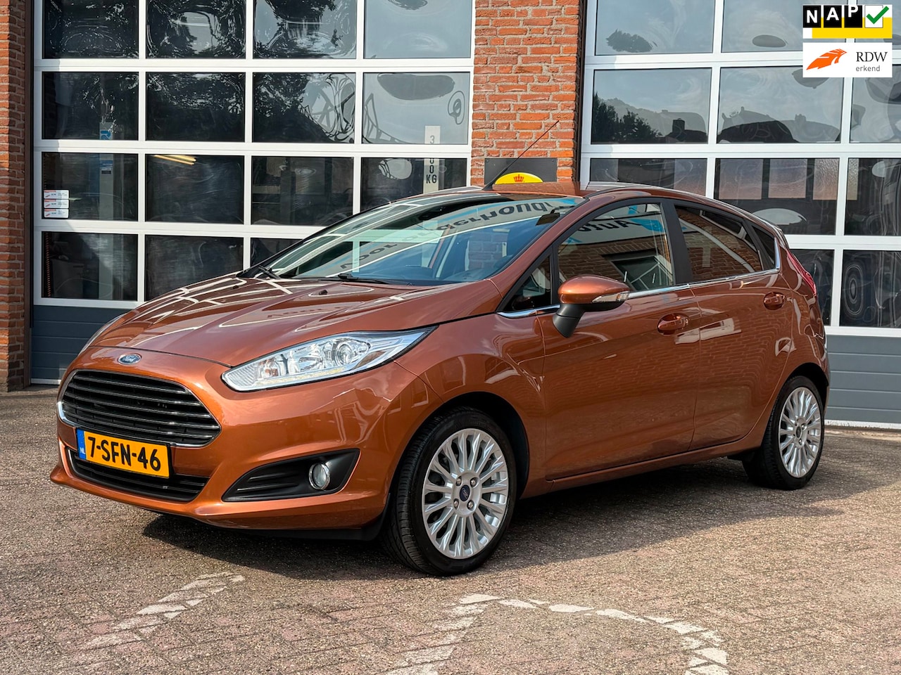 Ford Fiesta - 1.0 EcoBoost Titanium 1.0 EcoBoost Titanium, Navi, cruise, PDC, trekhaak - AutoWereld.nl