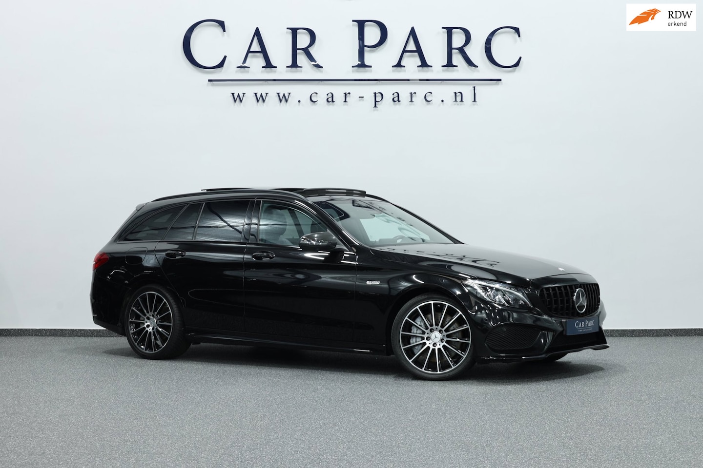 Mercedes-Benz C-klasse Estate - AMG 43 4MATIC 367+PK LED/PANORAMADAK/LEDER+S.VERKOELING+MEMORY/19"/CAM/ACC/ECC/12 MND GARA - AutoWereld.nl