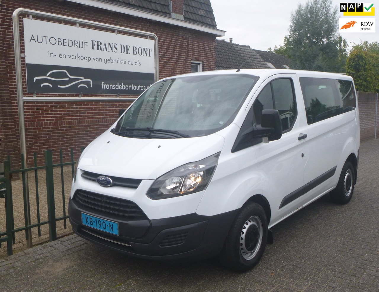 Ford Transit Custom - 310 2.0 TDCI L1H1 Ambiente AIRCO 9 PERSOONS € 10.500 EX BTW - AutoWereld.nl