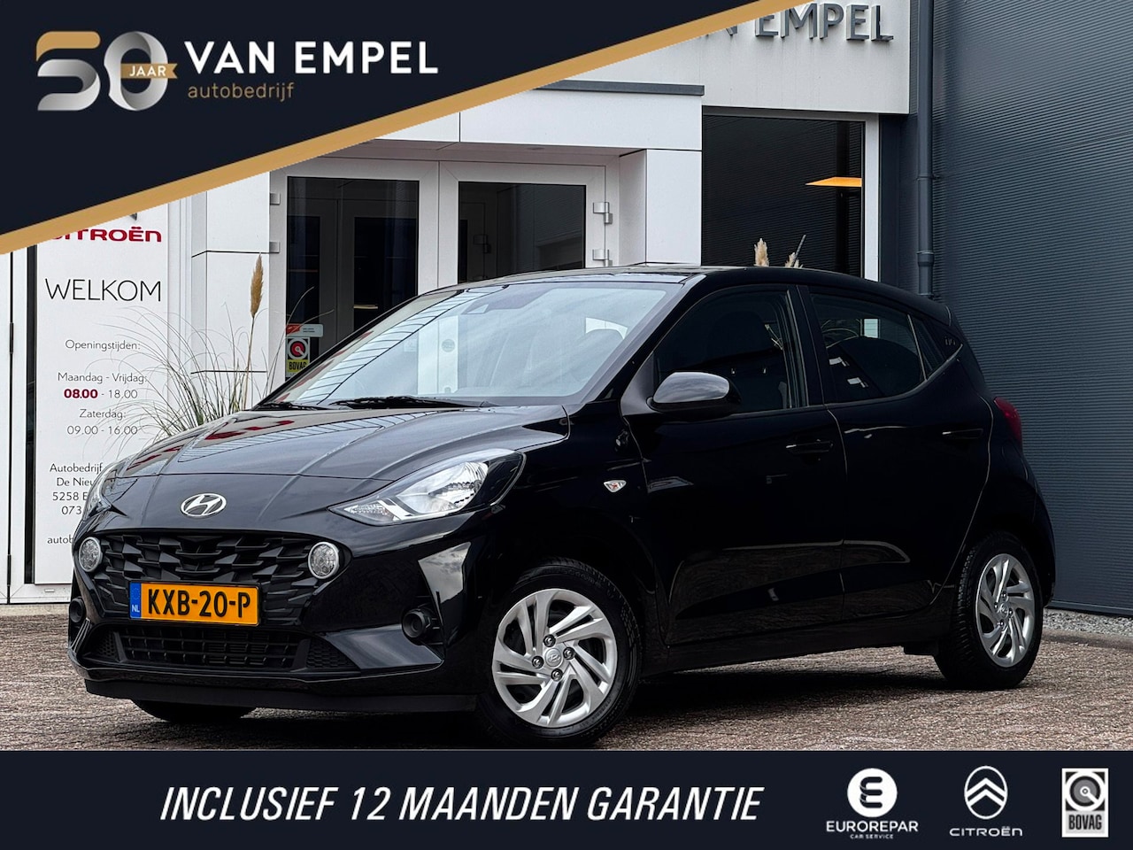 Hyundai i10 - 1.0 Premium | Camera | Stoelverwarming | Navigatie by App | Climate control | Cruise Contr - AutoWereld.nl