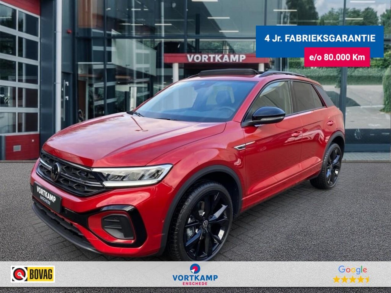 Volkswagen T-Roc - 1.5 TSI DSG R-LINE BLACK OPTIK 19''LM/PANO-DAK/E-KLEP/ACC/CAMER - AutoWereld.nl
